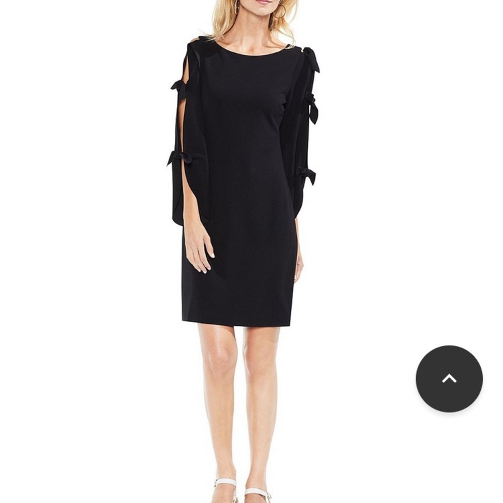 Vince Camuto tie up sleeves shift dress